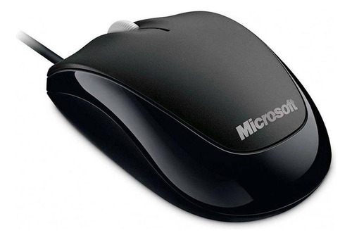 Mini Mouse C/ Fio Curto Optical Microsoft 500 Preto Original