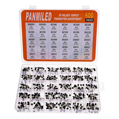 Kit De Transistores De 30 Valores 2n2222 2n3904 Bc337 Bc547 | Meses sin interés