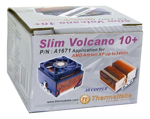 Cooler Thermaltake Volcano 10 Cobre Athlon Xp 3400+