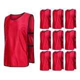 Pack 10 Chalecos Deportivo Talla Xl Petos Multiuso Adultos