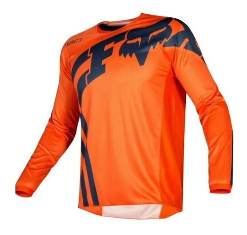 Jersey Fox 180 Cota Naranja Motocross Enduro Mtb Utv Atv