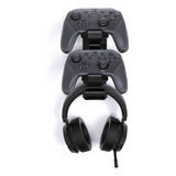 Suporte Parede 2 Pro Controller Nintendo Switch E Headset 