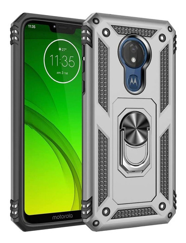 Funda Para Motorola Moto G7 Power / Moto G7 Supra Con Anillo