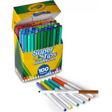 Crayola Marcadores Lavables Super Tips 100 Colores Msi