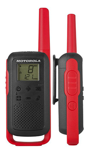 Radio Talkabout Motorola T210br 32km Preto/vermelho