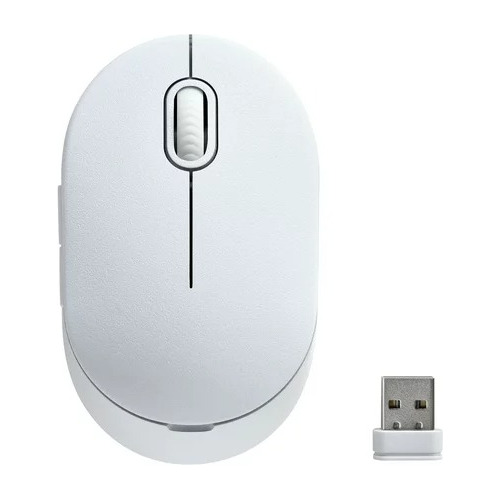 Mause Ratón Inalámbrico 5 Botones Con Usb Receptor Blanco