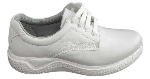 Zapato Confort Clínico Triples Para Enfermera Blanco