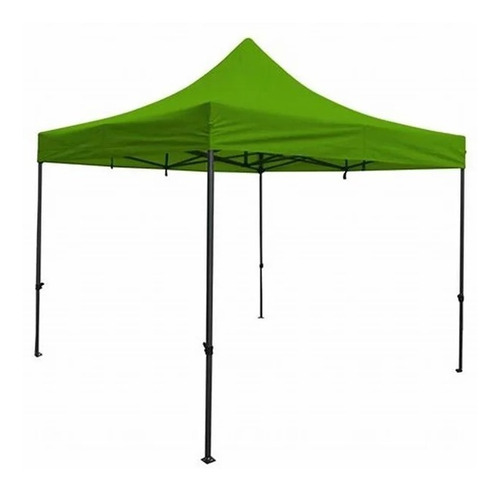 Toldo Plegable Fierro 3x3 Impermeable Verde 