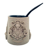 Mate 3d Casa De Hogwart Harry Potter Incluye Bombilla Regalo