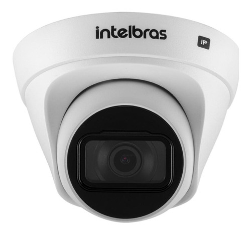 Câmera Segurança Externa Ip Poe Intelbras Dome Vip 1430d Cor Branco