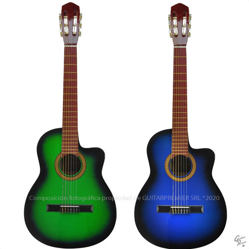 Guitarra Electroacustica C/ Corte Nylon Eq 4b Funda Pua Gtia