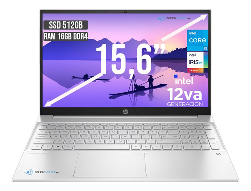 Portatil Hp Pavilion Intel Core I5 1235u Ssd 512gb+ Ram 16gb