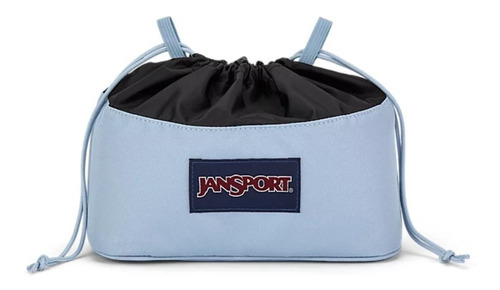 Bolsa Jansport Cinch Caddy Organizador Casual Acabado De Los Herrajes Metal Color Azul Claro Color De La Correa De Hombro Negro Diseño De La Tela Liso