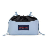 Bolsa Jansport Cinch Caddy Organizador Casual Acabado De Los Herrajes Metal Color Azul Claro Color De La Correa De Hombro Negro Diseño De La Tela Liso