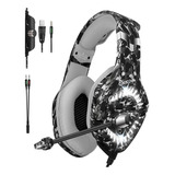 Audífonos Gamer Onikuma K1b Pro Camuflaje Negro