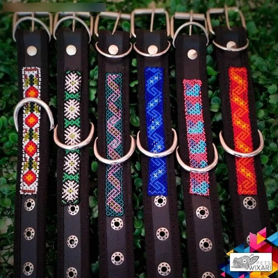 Collar Chico Para Tu Perrito Con Material Ecologico Y Piel Negro Hikuri C