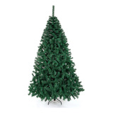 Arbol Navidad Frondoso Lujo Naviplastic Pino Canadiense 2.2m Color Verde