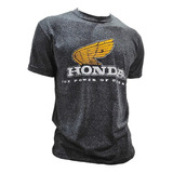 Remera Honda Vintage Mangas Corta 100 %  Algodón-astrogroup