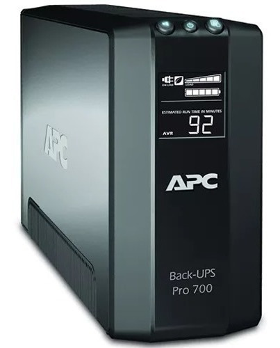 No Break Apc Br700g 700va 420w 120v 6 Contactos Color Negro