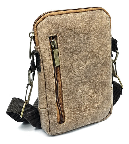 Bandolera Mini Morral Porta Celular Billetera Eco Cuero 