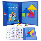 Tangram Puzzles Magnetico Puzzles De Madera 3d Juego Niños