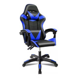 Silla Gamer Ergonómica Reclinable Azul