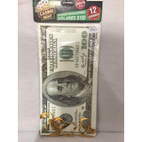 4 Banner Billetes Fiesta Casino Vegas Cartas Dolares 3mt Zen