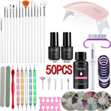 Kit Profesional Para Uñas Mc Uñas Acrílicas +50 Piezas