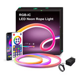 Cinta Luz Led Flex Neón Rgb Ic 3 Metros Alexa Wifi Tuya