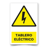 Señalética Tablero Electrico 30x20cm Trovicel