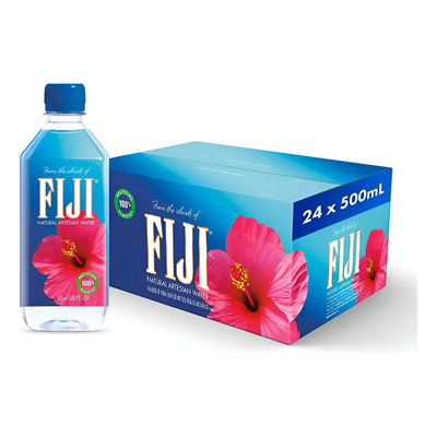 Agua Fiji Artesanal Natural Importada 24pack De 500ml C\u002Fu | Envío gratis