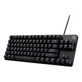 Teclado Gamer Logitech G413 Tkl Se Alámbrico Negro Led Tacti