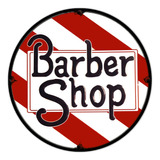 #852 - Cuadro Decorativo Vintage Barber Shop Barberia Retro