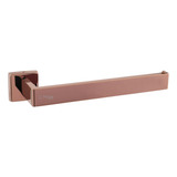 Suporte Porta Toalhas Rosto Banheiro Lavabo Inox Rose Gold