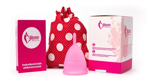 Copa Menstrual Certificada - Segura Y Suave + Bolsa Tela (l)