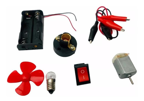 Kit Electronico Para Proyecto Escolar Educativo Electricidad