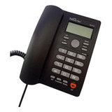 Teléfono Fijo Casa Oficina Identificador Llamada Nanotec 112 Color Negro