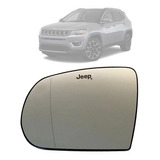 Lente Retrovisor Jeep Compass 2018 A 2023 Esquerdo Original.