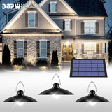 Lámpara Solar Recargable Luz Solar Exterior Con 3 Luces Led