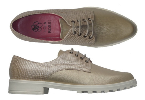 Zapato Mujer Lola Rossi Referencia Lola Gold - Oxford