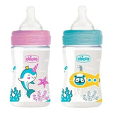 Mamadera Chicco Well Being 150ml 0+ Colors Color Celeste