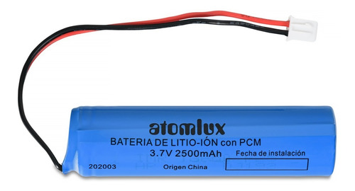 Batería De Litio Original Atomlux 3.7v 2500 Mah