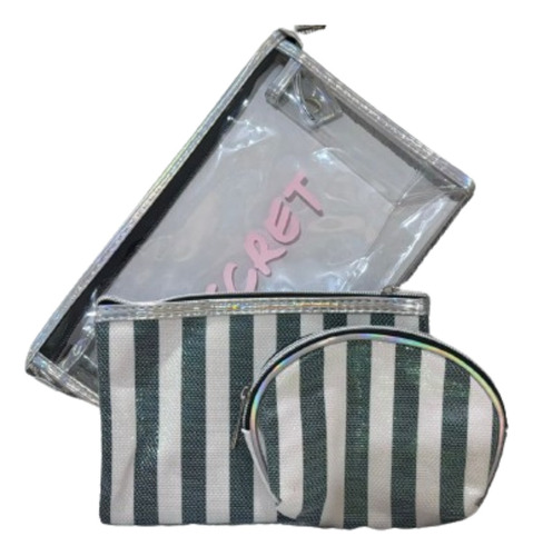 Kit 3 Organizador Necessaire Porta Objeto Maquiagem Perfume