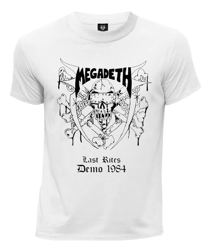 Camiseta Metal Rock Megadeth Last Rites