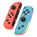 Par Controle Joycon C/ Led Rgb Compatível C/ Nintendo Switch