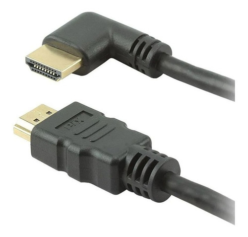 Cabo Hdmi 2.0 90º 4k 3d Ultrahd 19 Pinos Ps4 Xbox 5 Metros L