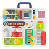 Montessori Busy Board Mini Juego De Cocina Para Fiestas