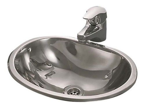 Bacha Baño Acero Inoxidable Oval Johnson Acero Ov330l