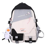 Mochila, Mochila Escolar, Mochila Juvenil, Sencilla, De Gran Capacidad, Impermeable, Resistente Al Desgaste, Antirrobo, Adecuada Para Guardar Cuaderno