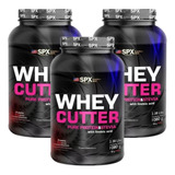 3 Proteina Whey Cutter Spx Con Quemador De Grasa - Frutilla